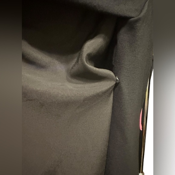 Ted Baker Women's Black Betriss One Side Draped Dress Size 3 - Picture 6 of 15